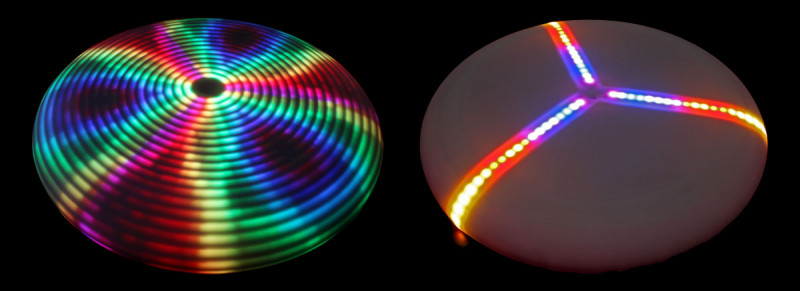 LED Flying Disc Double 20 for Ultimate Frisbee